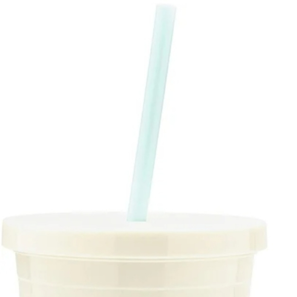 #2037 Kate Spade New York Insulated Plastic Tumbler With Reusable Straw, 20 Oz - Picture 2 of 4
